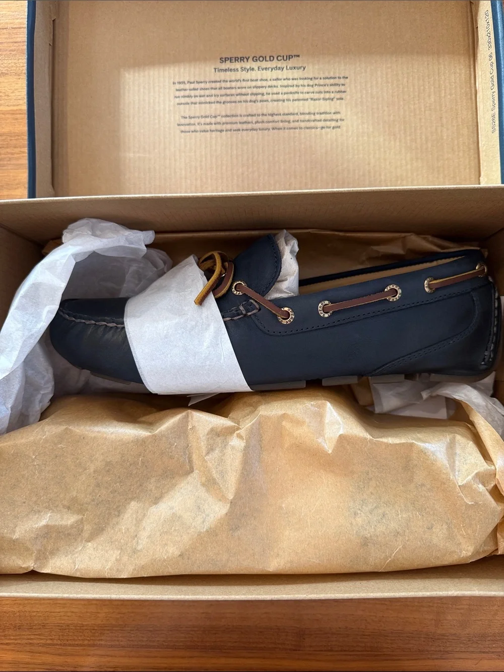 New Sperry Gold Cup™ Harpswell 2-Eye Drivers sz 9.5